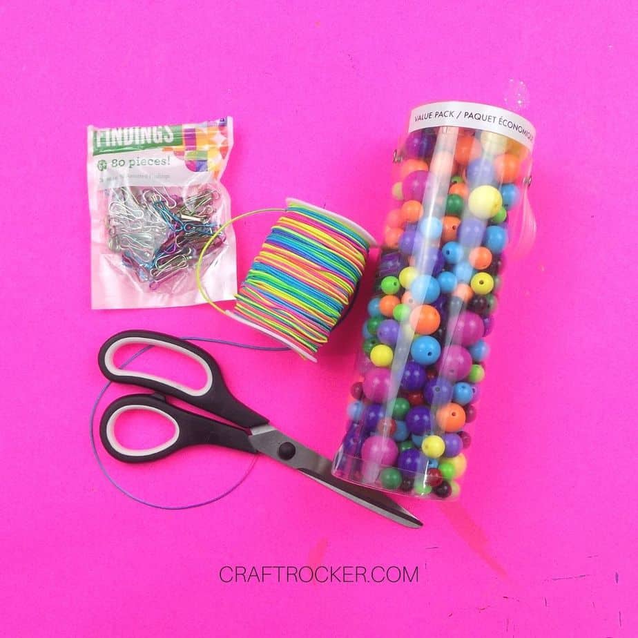 Clip-On Beaded Lanyards for Kids Masks - Craft Rocker