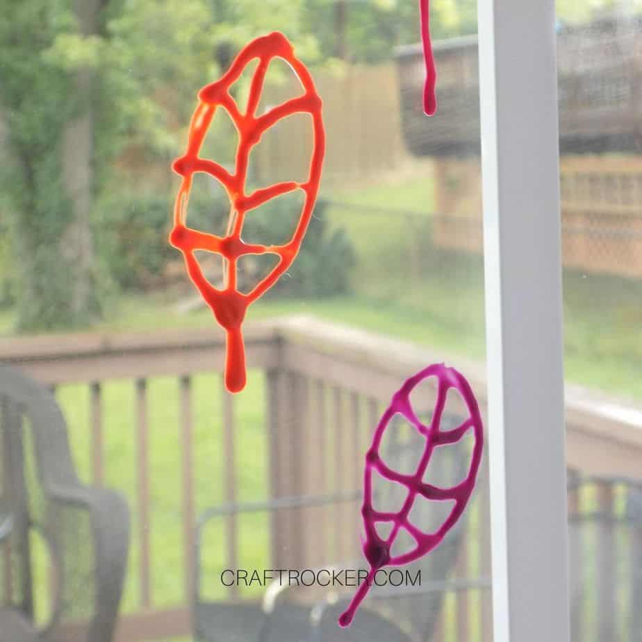 Fall Leaves Clings on Window - Craft Rocker