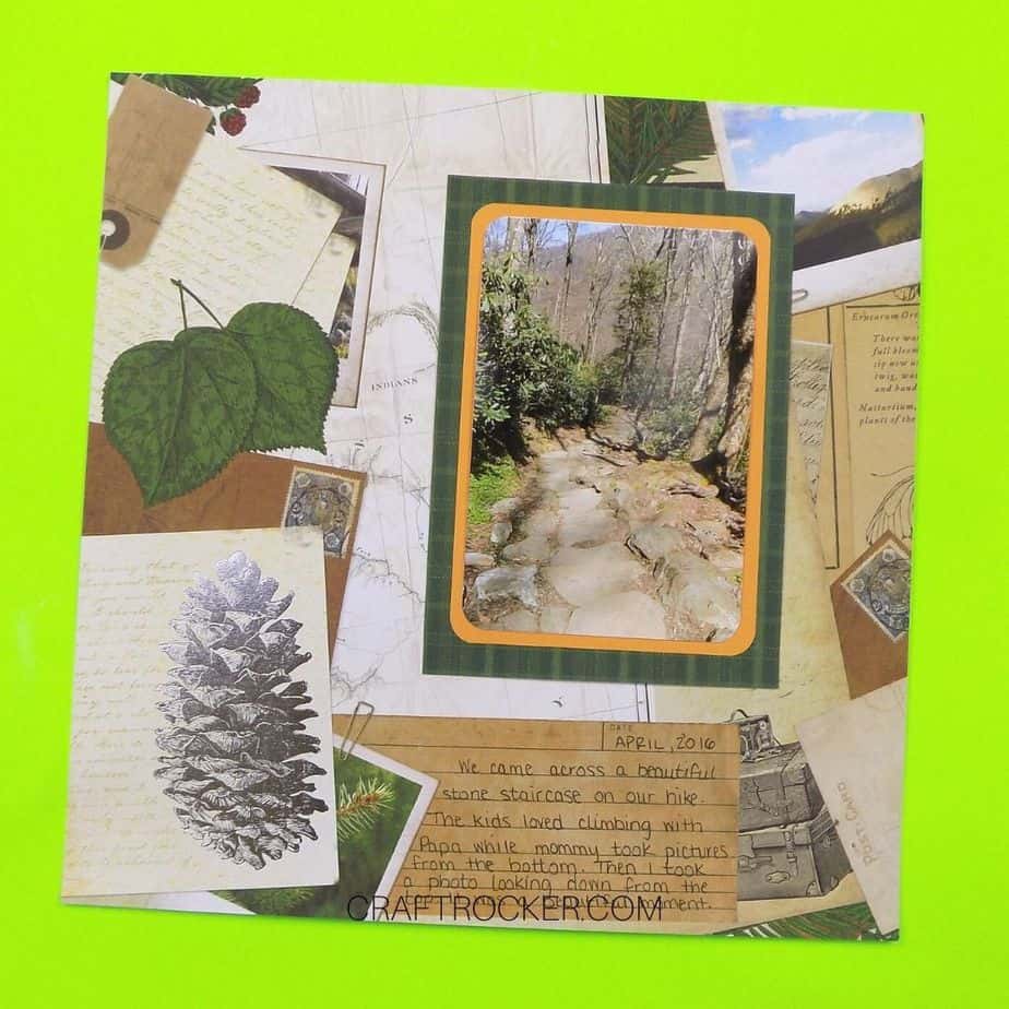 Adventure Scrapbook Layouts  Vacation scrapbook, Outdoors scrapbook  layouts, Nature scrapbook