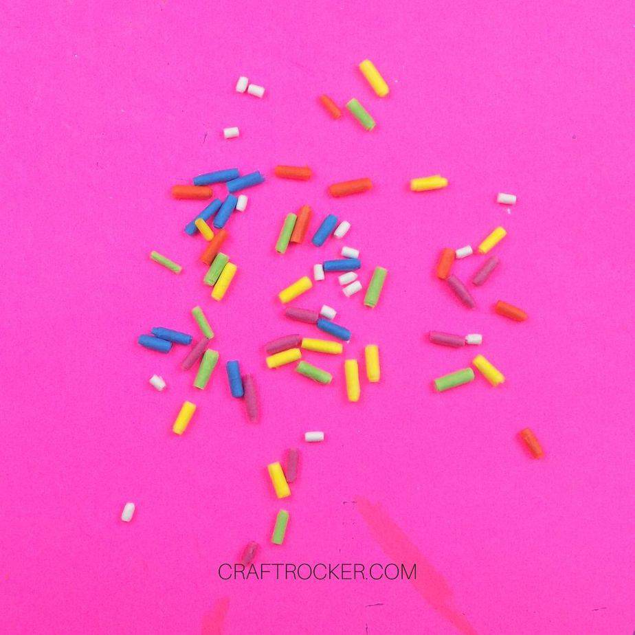 Loose Paper Beads on Pink Background - Craft Rocker