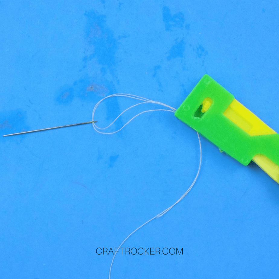 Threaded Needle next to Automatic Needle Threader - Craft Rocker