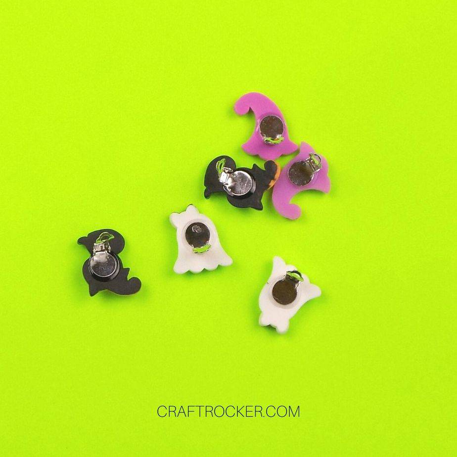 Dry Back of Halloween Earrings - Craft Rocker