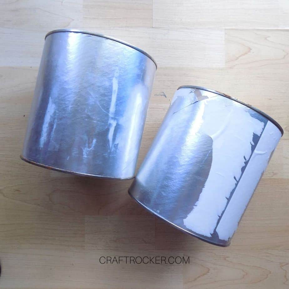 Empty Coffee Cans with Labels Removed - Craft Rocker