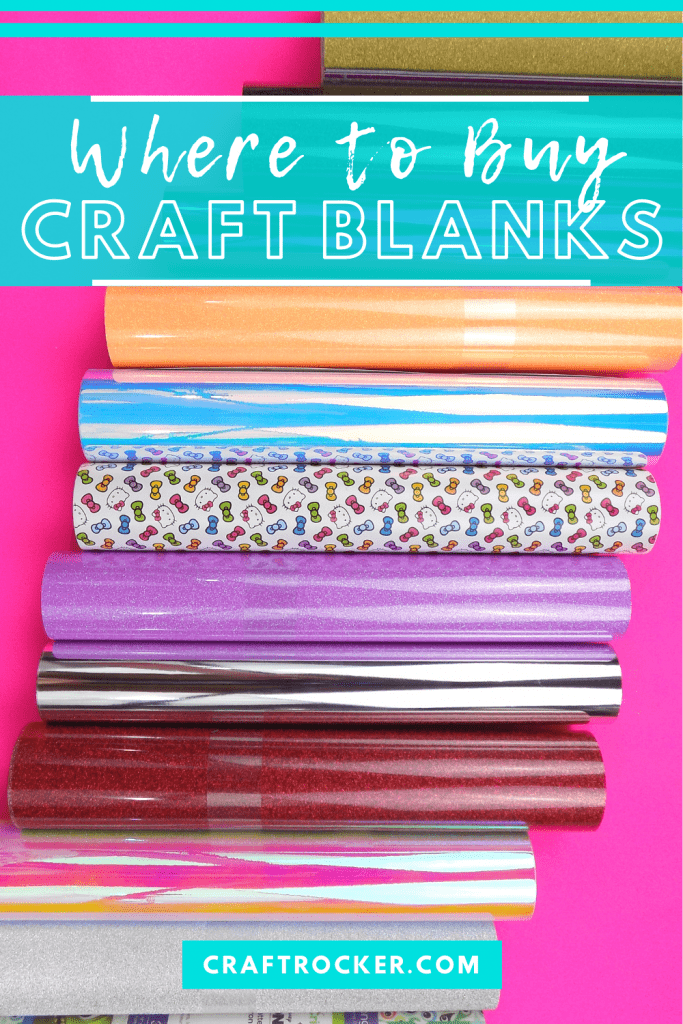 The Best Craft Blanks to Use for Cricut Vinyl Projects - My Designs In the  Chaos craft blanks for vinyl