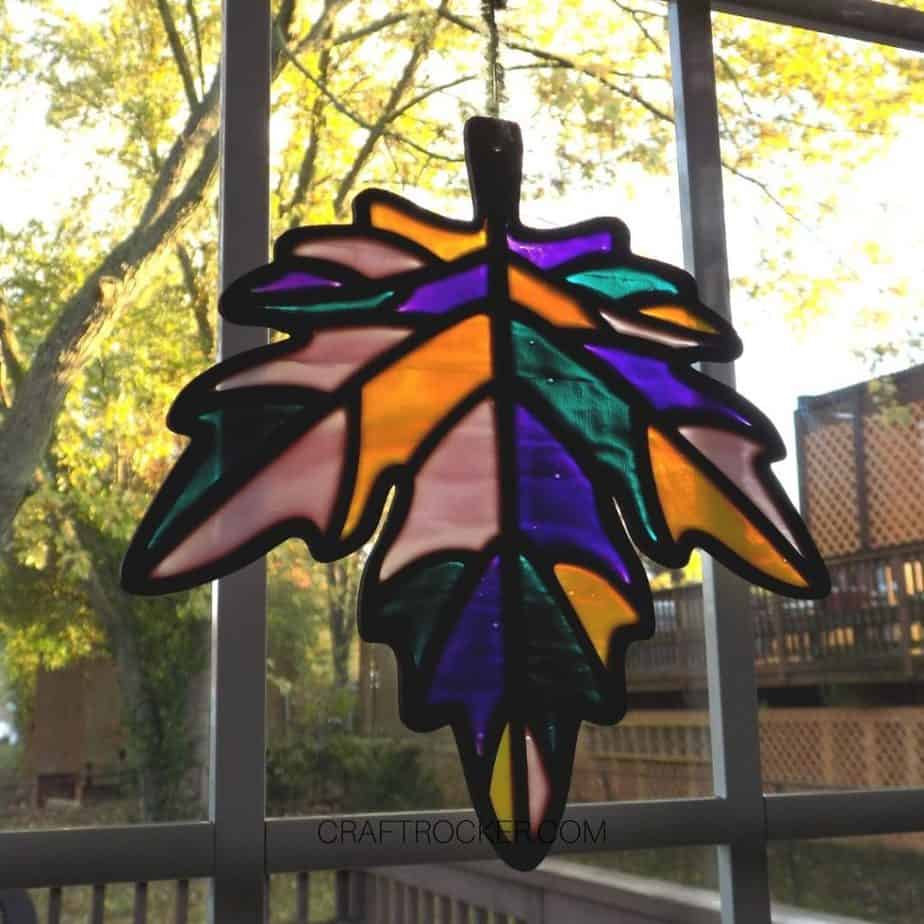 Faux Stained Glass Suncatcher - Craft to Go!