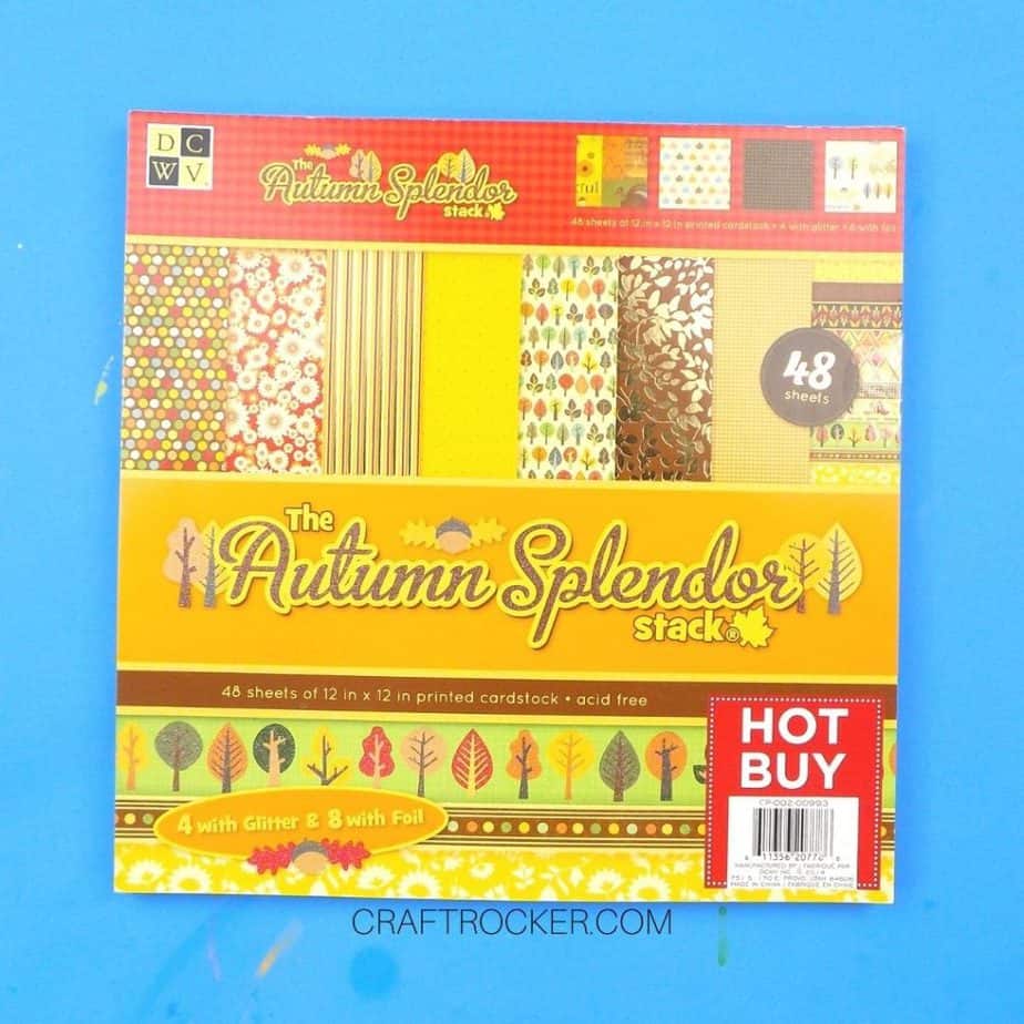 Autumn Splendor Stack Scrapbook Paper Pack - Craft Rocker