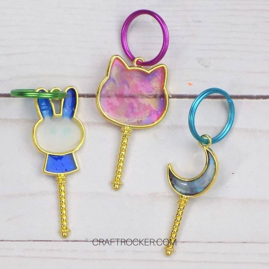 DIY Keychains Using UV Resin - Michelle James Designs