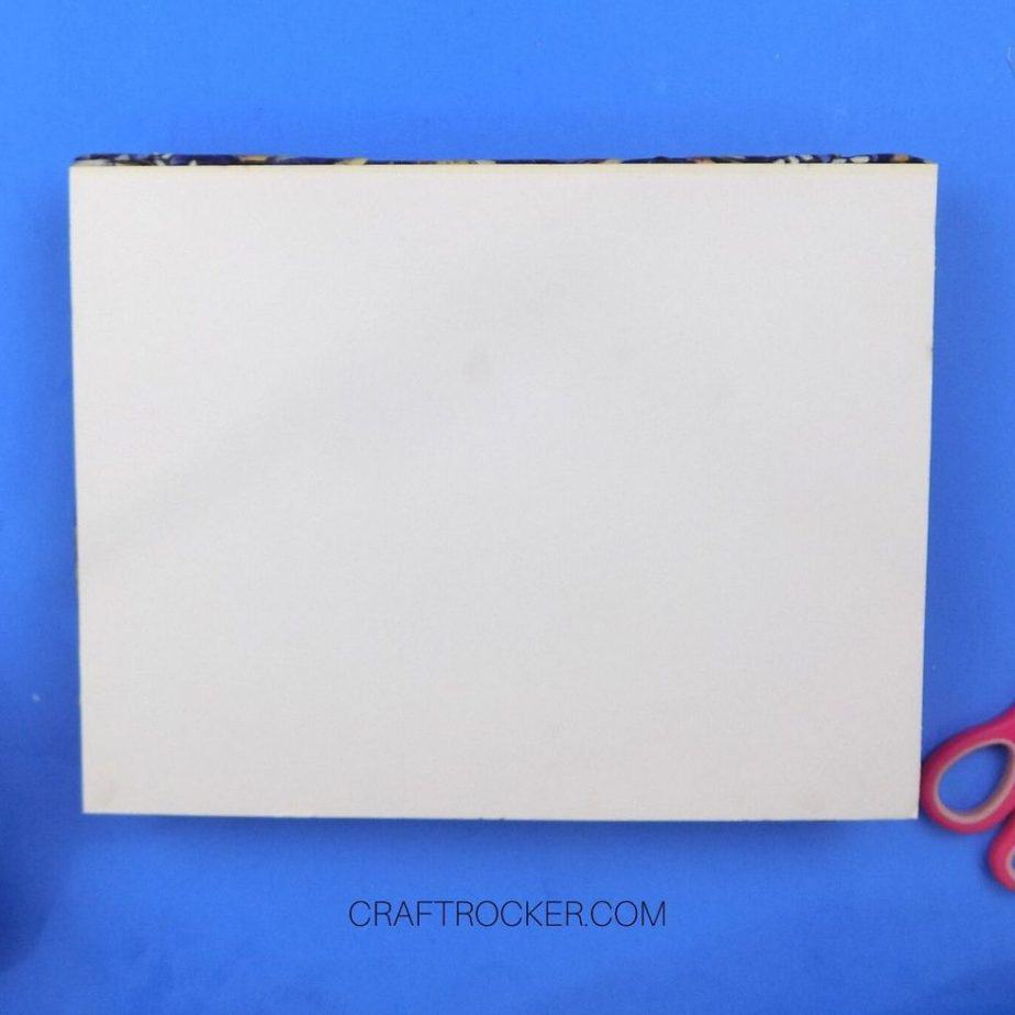 White Cardboard on Back of Memo Board - Craft Rocker