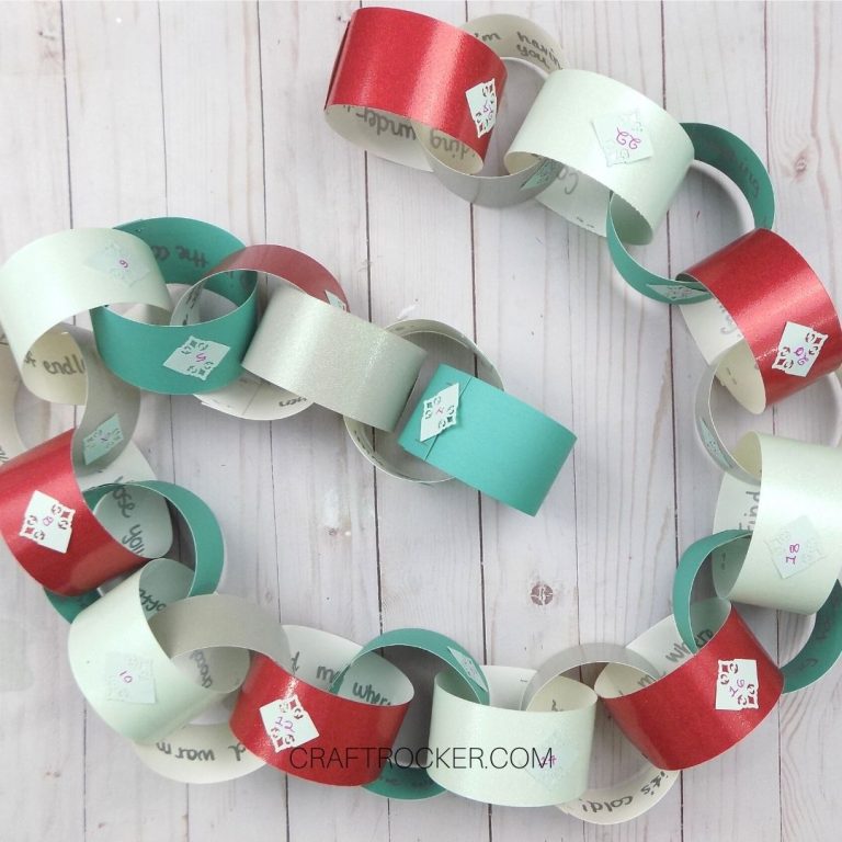 How to Make a Paper Chain Advent Calendar Craft Rocker