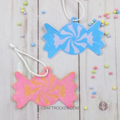Glittery DIY Candy Ornaments with Your Cricut