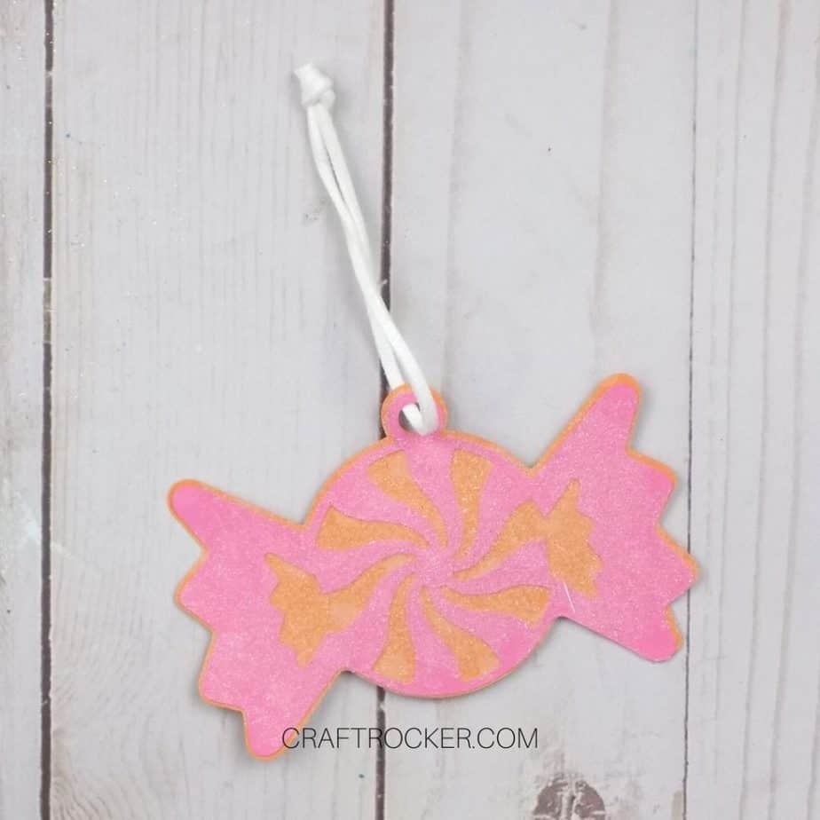 Glitter Paper Candy Ornament - Craft Rocker