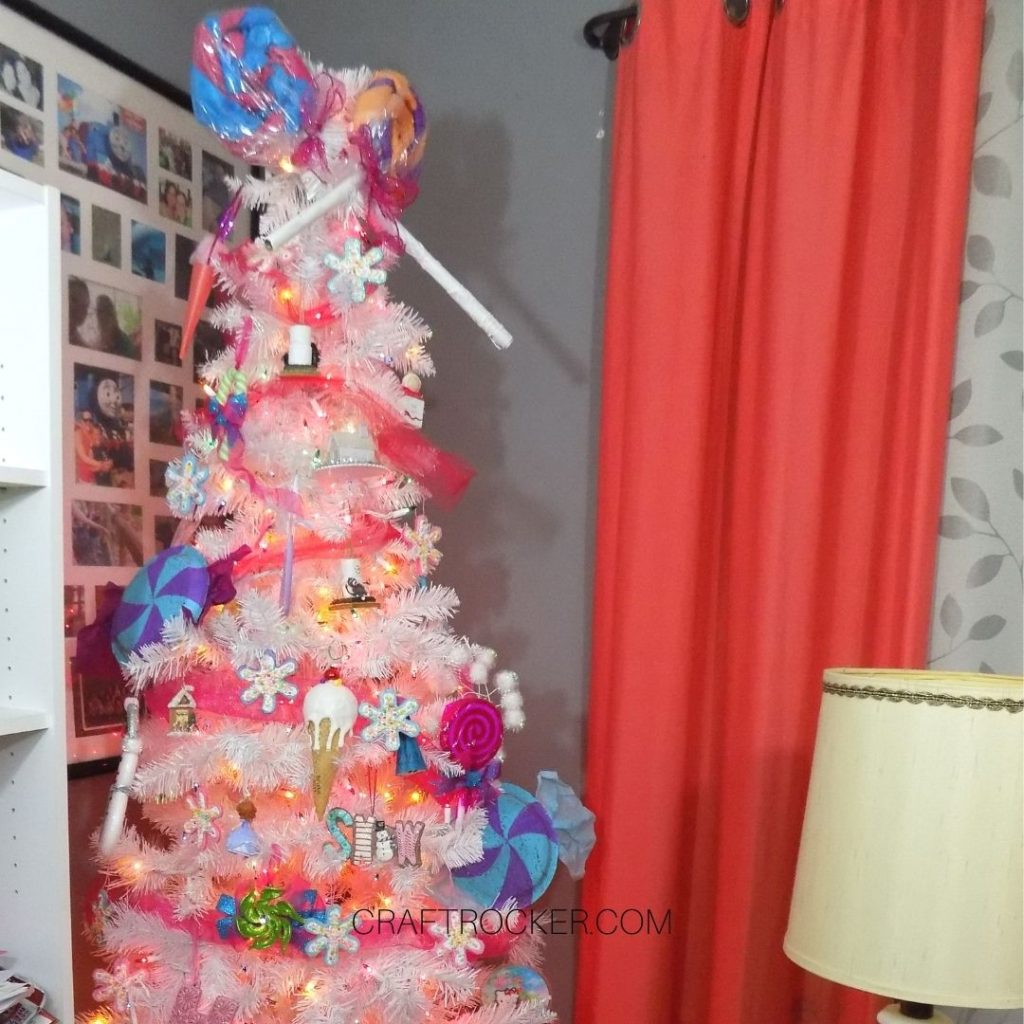 Top of Candy Christmas Tree in Corner - Craft Rocker