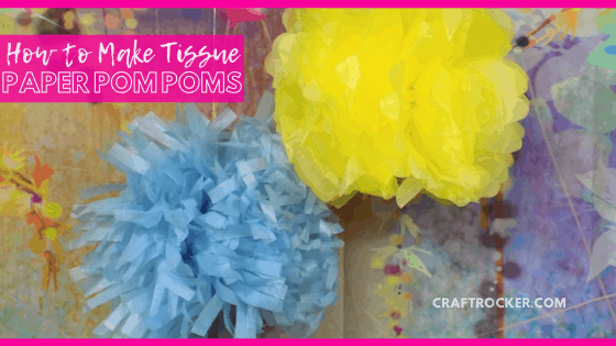 Plastic Half-n-Half Pom-Poms - 10 in.