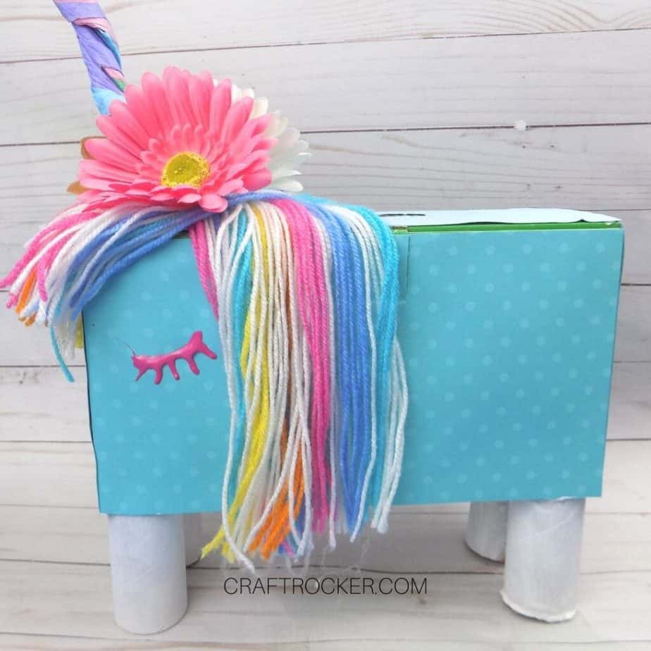 Rainbow Unicorn Valentine Box - Craft Rocker