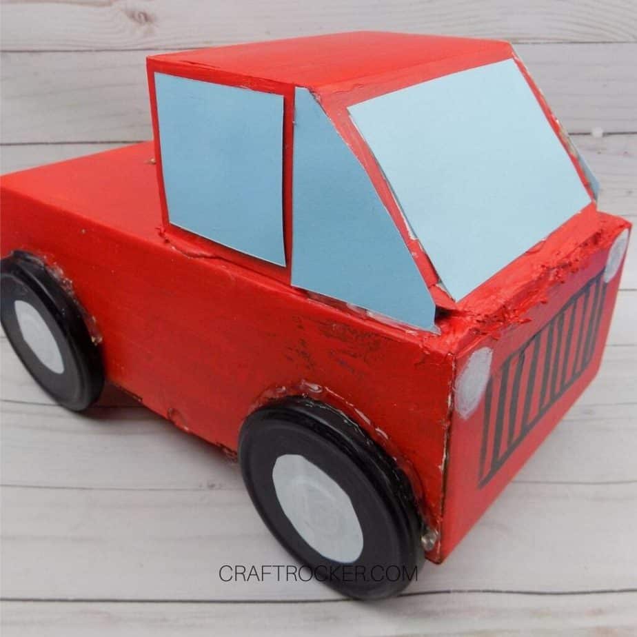 Red Pickup Truck Valentine Box - Craft Rocker