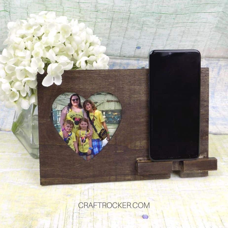 Dollar Tree Wood Phone Holder Craft Rocker