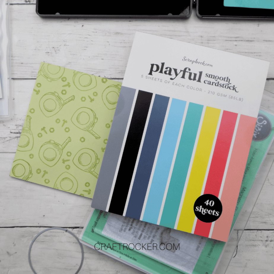 Close Up of Playful Smooth Cardstock Pad of Paper - Craft Rocker